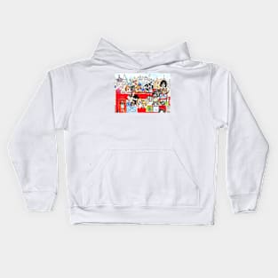 London Bus Furriends Kids Hoodie